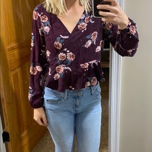 Wild fable wrap top